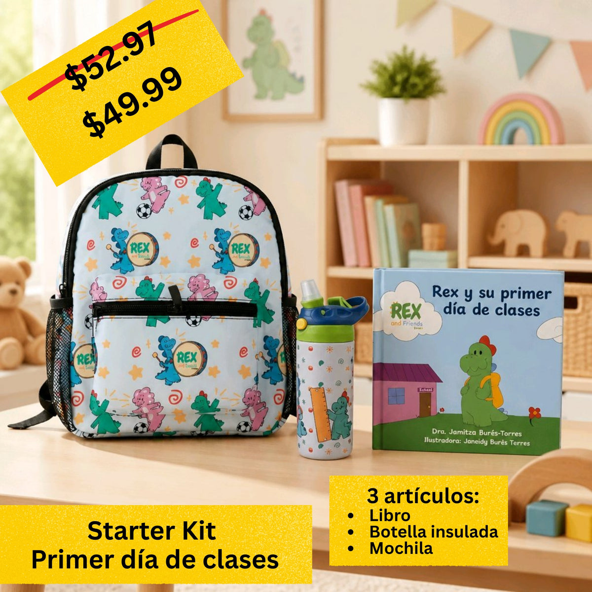 Starter Kit Primer Día de Clases | Set de 3 artículos