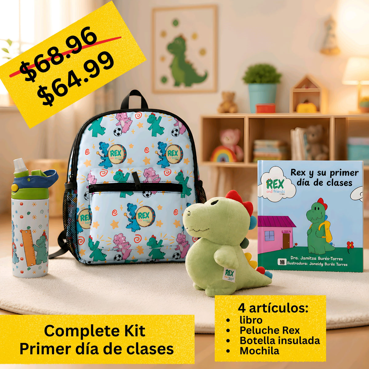 El Primer Día de Clases - kit Completo (4 artículos)